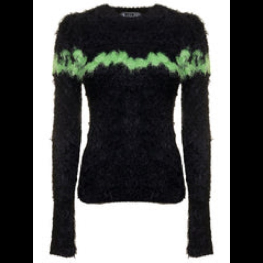 MSGM Maglia Black Sweater. Size LG